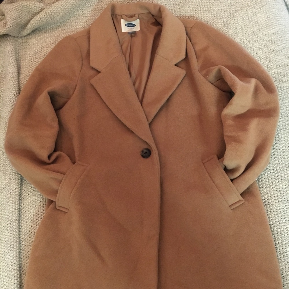 Old Navy Camel Wool Winter Coat